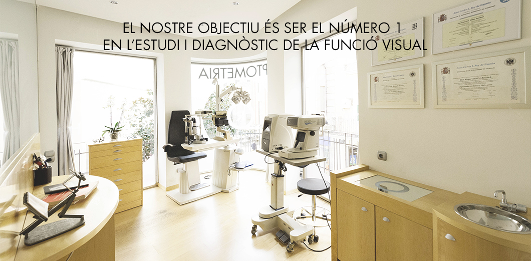 El nostre objectiu és ser el número 1 en l'estudi i diagnòstic de la funció visual (Optometria comportamental)